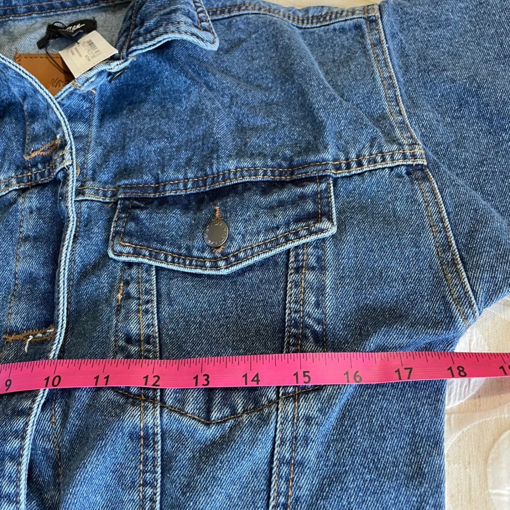 Nasty Gal Denim Low Rise Boyfriend Jumpsuit Blue Midwash Short Sleeve US  NEW - Picture 13 of 16